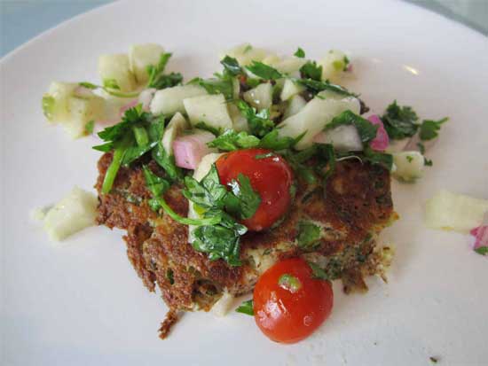 Paleo Savory Almond Cake